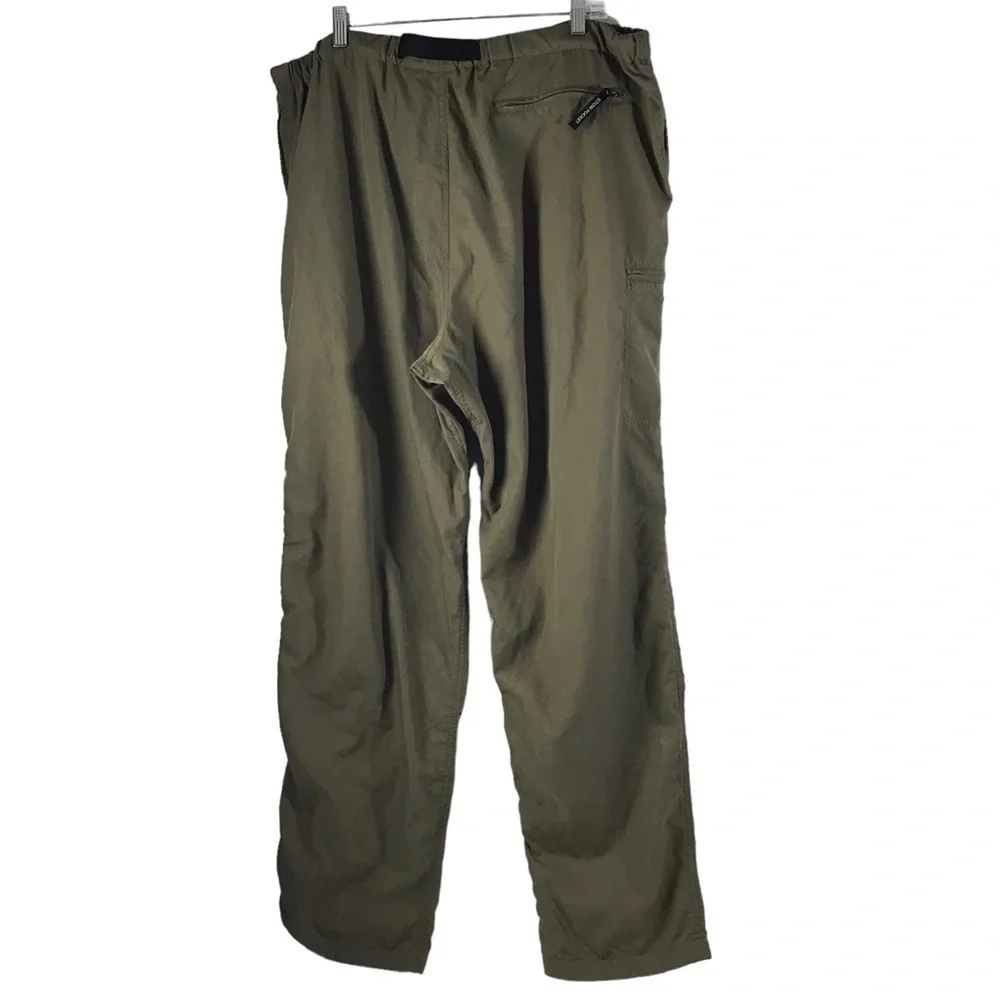 North Face Mens Lightweight Hiking Pants Large Nylon size XXL belted